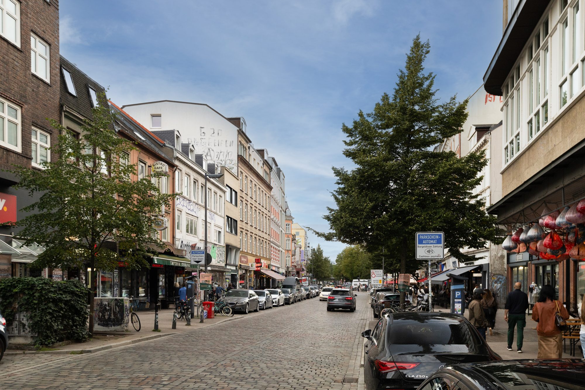 Umfeld: Straße im Schanzenviertel