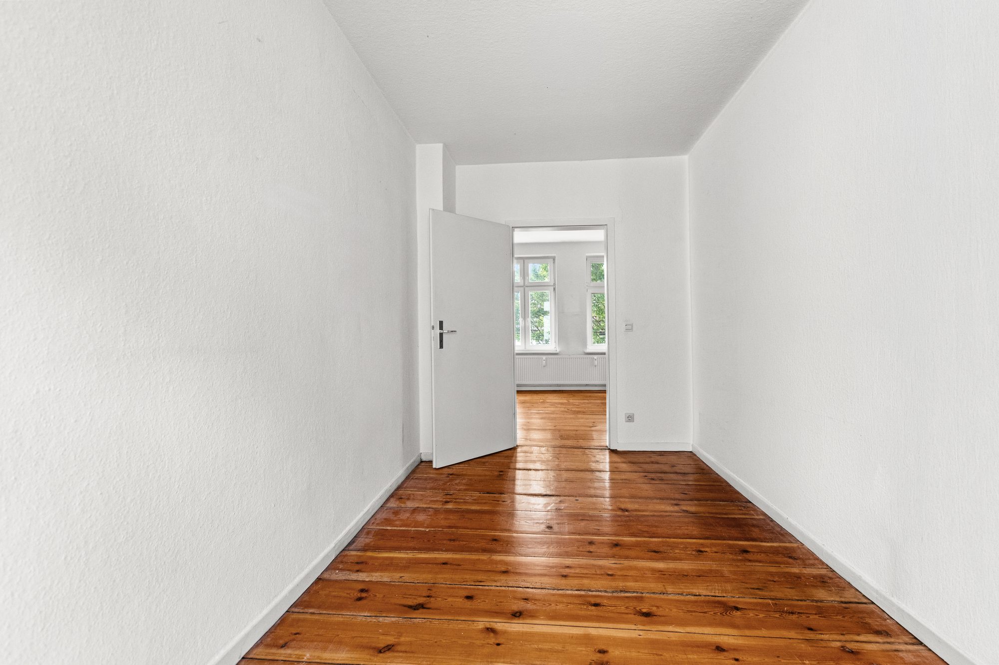 Blick zwischen den beiden Zimmern